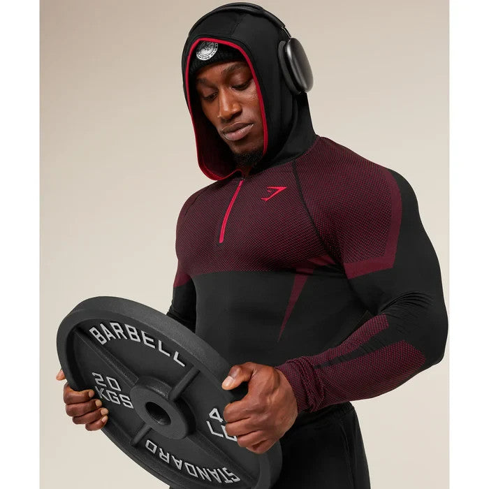 Onyx V5 Hoodie Carmine Red